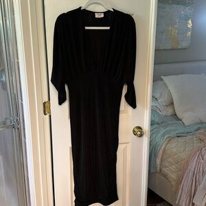 Showpo black bodycon dress